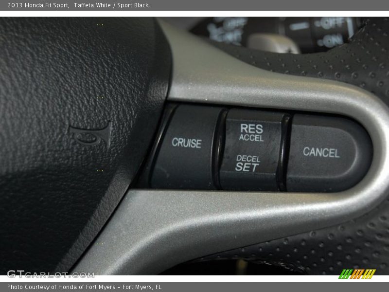 Taffeta White / Sport Black 2013 Honda Fit Sport