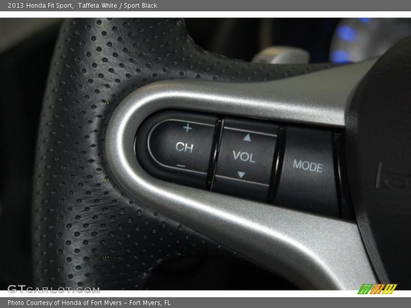 Taffeta White / Sport Black 2013 Honda Fit Sport