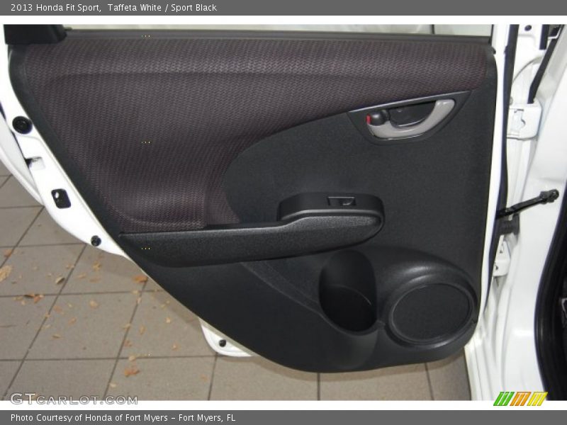 Taffeta White / Sport Black 2013 Honda Fit Sport