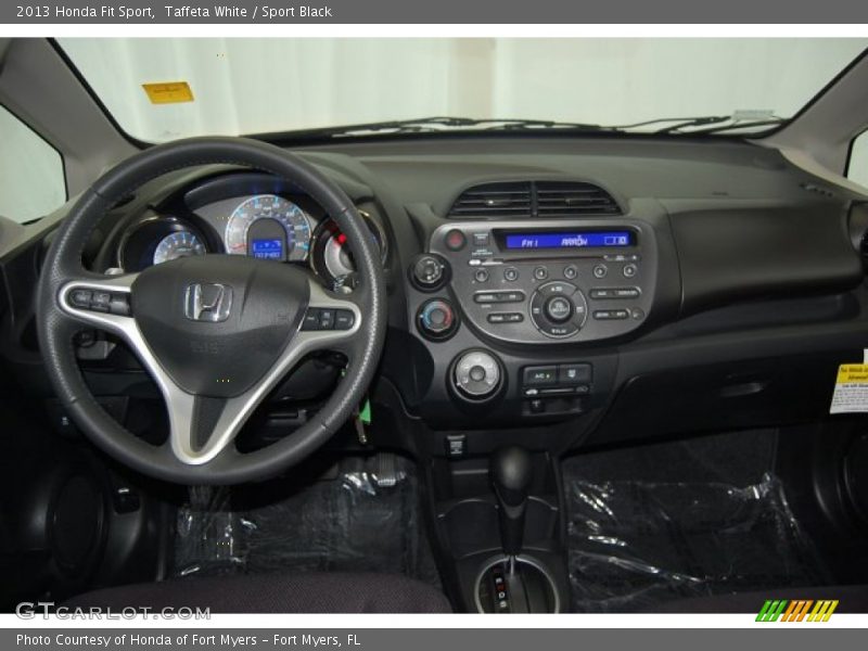 Taffeta White / Sport Black 2013 Honda Fit Sport