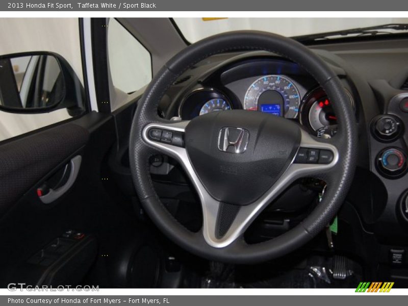 Taffeta White / Sport Black 2013 Honda Fit Sport
