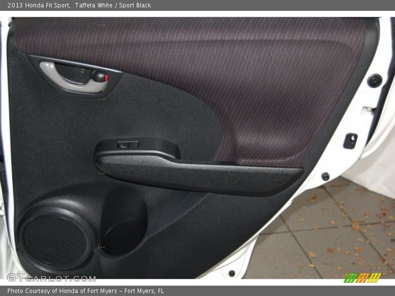 Taffeta White / Sport Black 2013 Honda Fit Sport