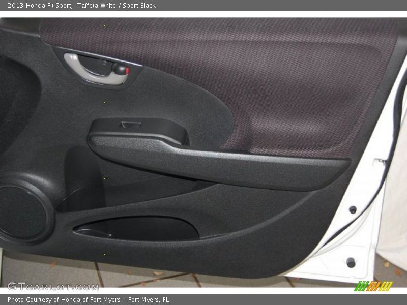 Taffeta White / Sport Black 2013 Honda Fit Sport