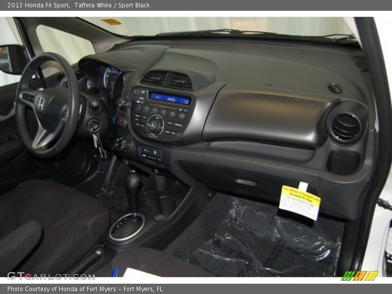 Taffeta White / Sport Black 2013 Honda Fit Sport