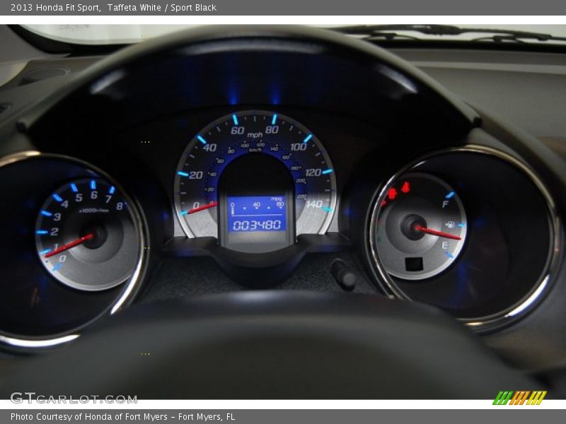 Taffeta White / Sport Black 2013 Honda Fit Sport