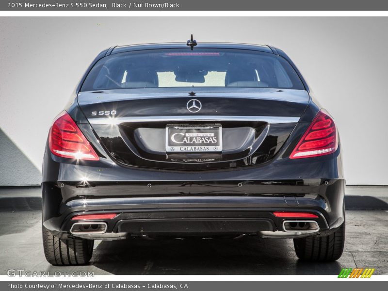 Black / Nut Brown/Black 2015 Mercedes-Benz S 550 Sedan