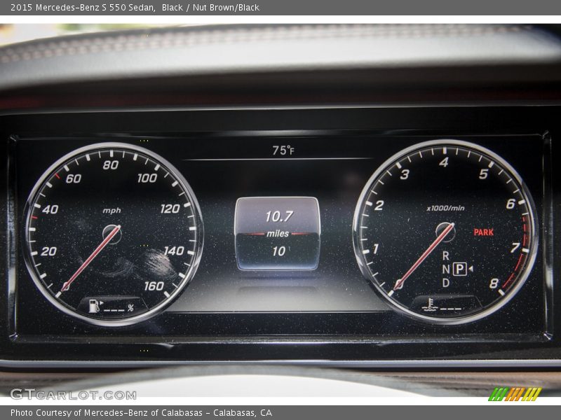 Black / Nut Brown/Black 2015 Mercedes-Benz S 550 Sedan