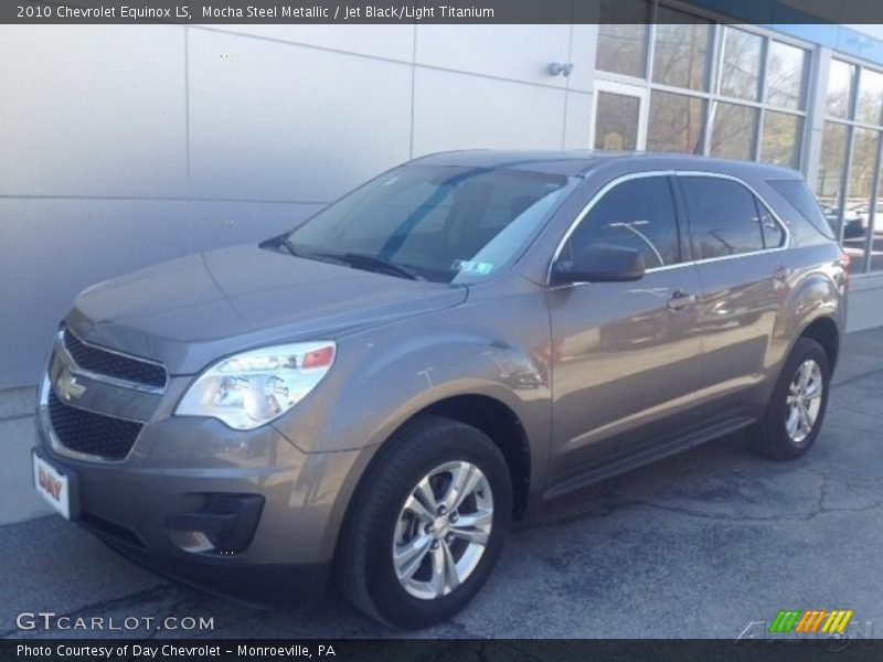 Mocha Steel Metallic / Jet Black/Light Titanium 2010 Chevrolet Equinox LS