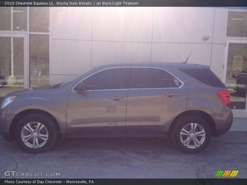 Mocha Steel Metallic / Jet Black/Light Titanium 2010 Chevrolet Equinox LS