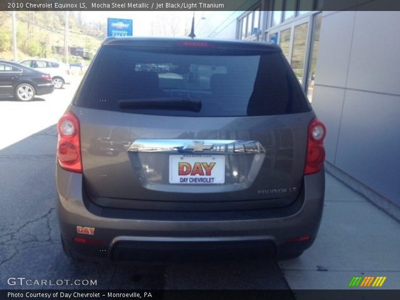 Mocha Steel Metallic / Jet Black/Light Titanium 2010 Chevrolet Equinox LS