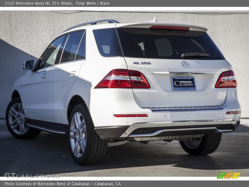 Polar White / Black 2015 Mercedes-Benz ML 350 4Matic
