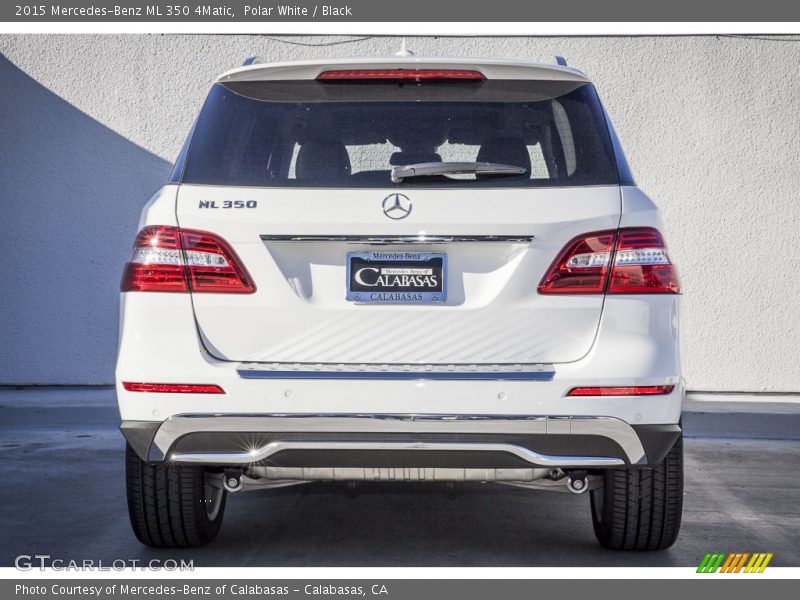 Polar White / Black 2015 Mercedes-Benz ML 350 4Matic