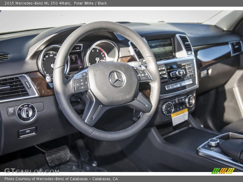 Polar White / Black 2015 Mercedes-Benz ML 350 4Matic