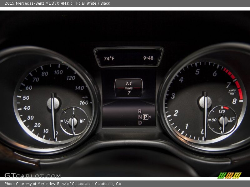 Polar White / Black 2015 Mercedes-Benz ML 350 4Matic