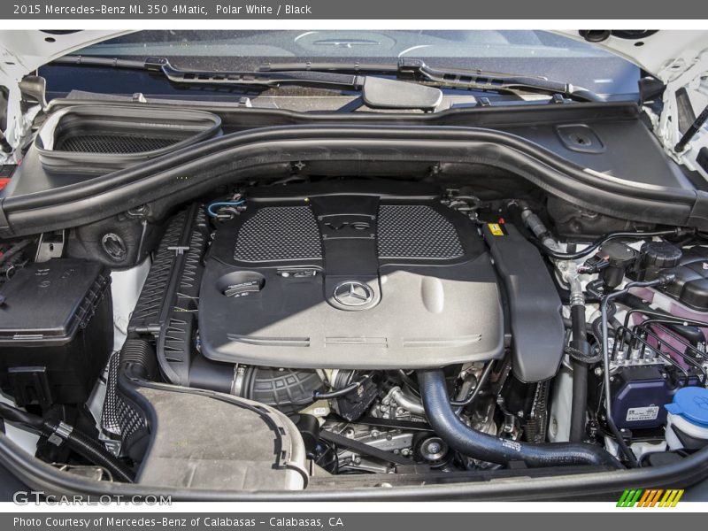 Polar White / Black 2015 Mercedes-Benz ML 350 4Matic