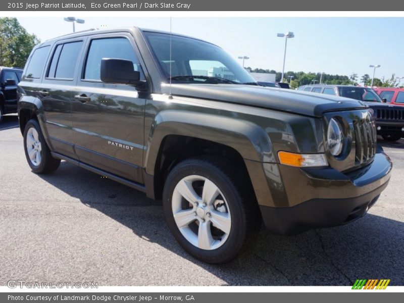 Eco Green Pearl / Dark Slate Gray 2015 Jeep Patriot Latitude