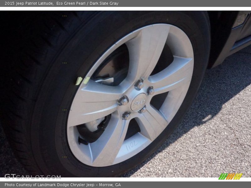 Eco Green Pearl / Dark Slate Gray 2015 Jeep Patriot Latitude