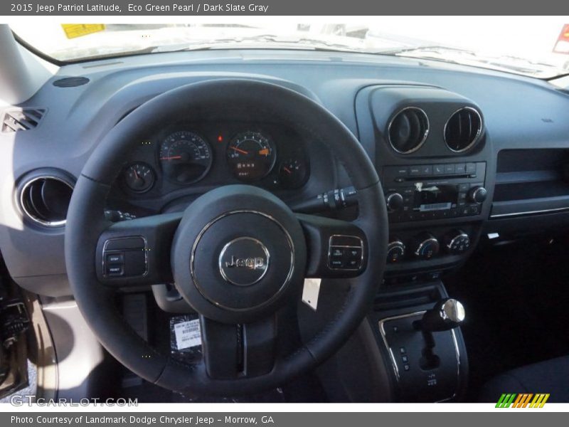 Eco Green Pearl / Dark Slate Gray 2015 Jeep Patriot Latitude