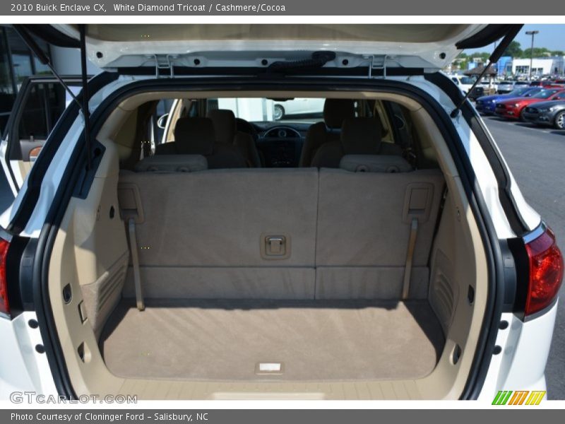 White Diamond Tricoat / Cashmere/Cocoa 2010 Buick Enclave CX