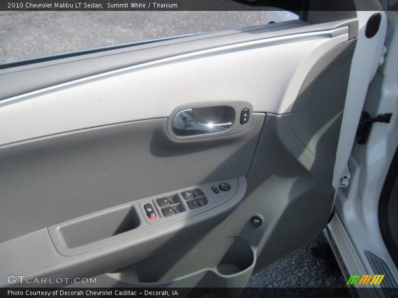 Summit White / Titanium 2010 Chevrolet Malibu LT Sedan