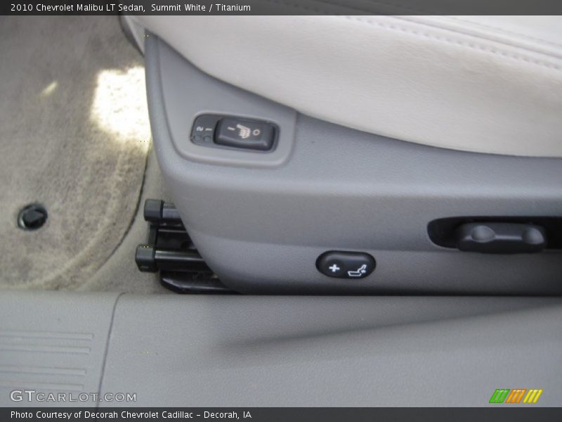 Summit White / Titanium 2010 Chevrolet Malibu LT Sedan