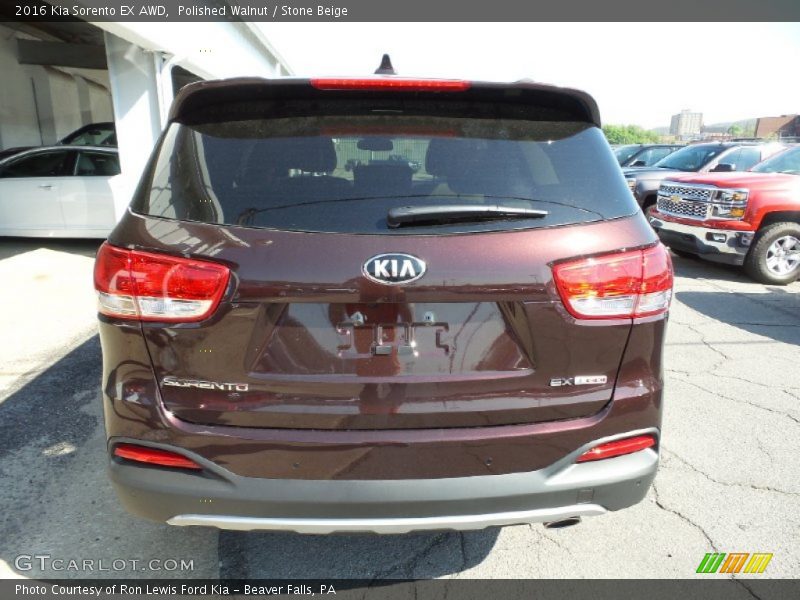 Polished Walnut / Stone Beige 2016 Kia Sorento EX AWD