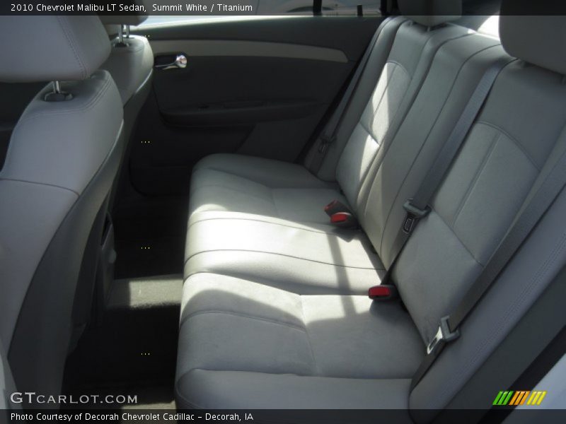 Summit White / Titanium 2010 Chevrolet Malibu LT Sedan