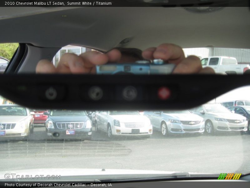 Summit White / Titanium 2010 Chevrolet Malibu LT Sedan