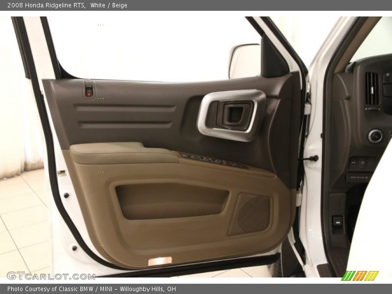White / Beige 2008 Honda Ridgeline RTS