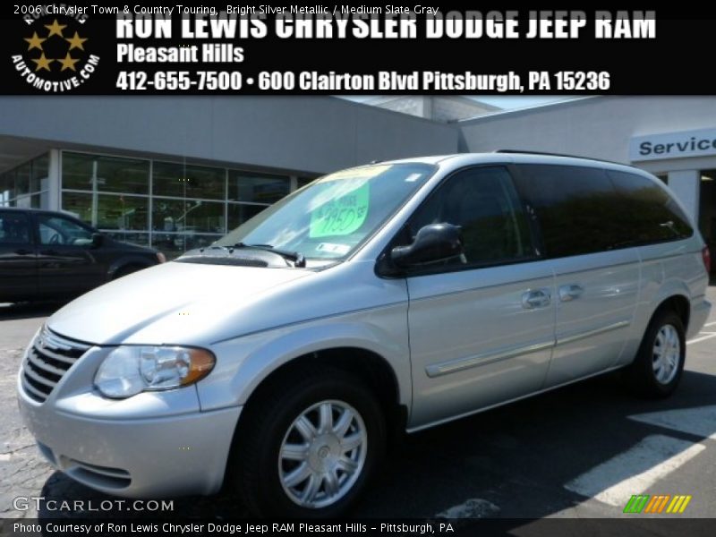 Bright Silver Metallic / Medium Slate Gray 2006 Chrysler Town & Country Touring