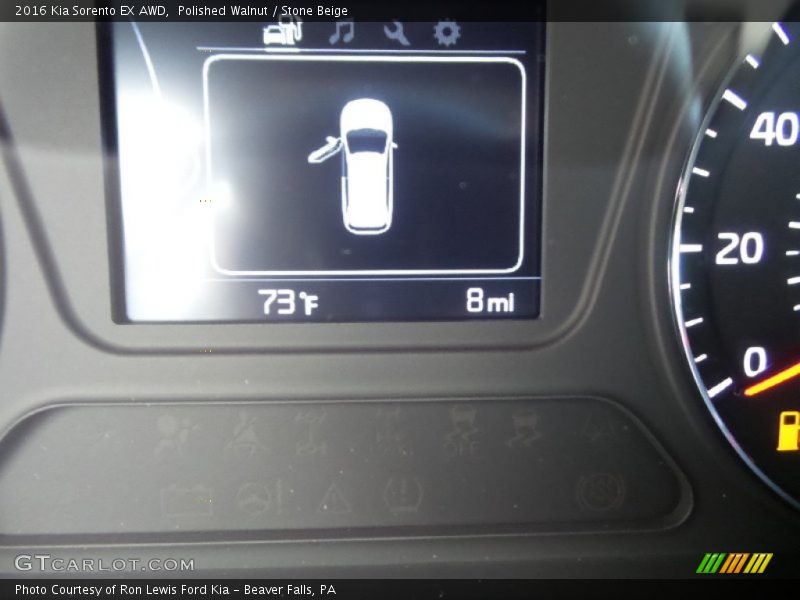 Polished Walnut / Stone Beige 2016 Kia Sorento EX AWD