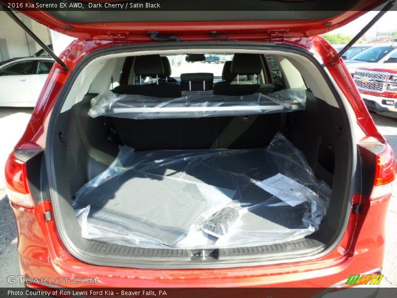Dark Cherry / Satin Black 2016 Kia Sorento EX AWD