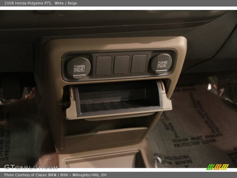 White / Beige 2008 Honda Ridgeline RTS
