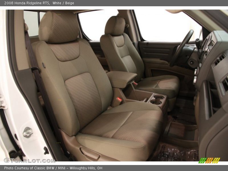 White / Beige 2008 Honda Ridgeline RTS