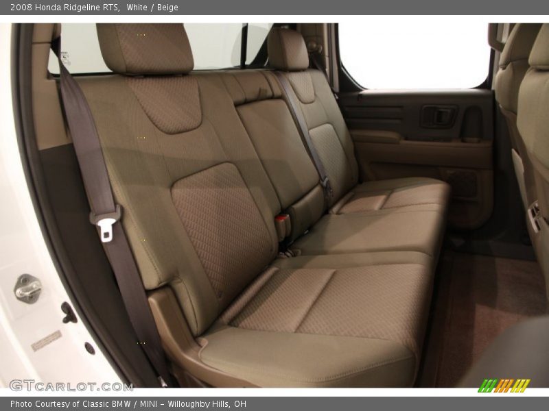 White / Beige 2008 Honda Ridgeline RTS