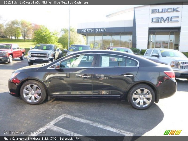 Midnight Blue Metallic / Cashmere 2012 Buick LaCrosse FWD