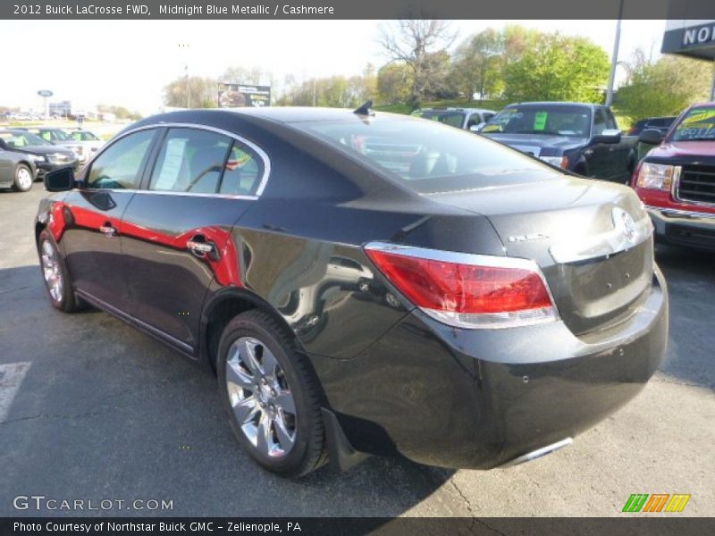 Midnight Blue Metallic / Cashmere 2012 Buick LaCrosse FWD