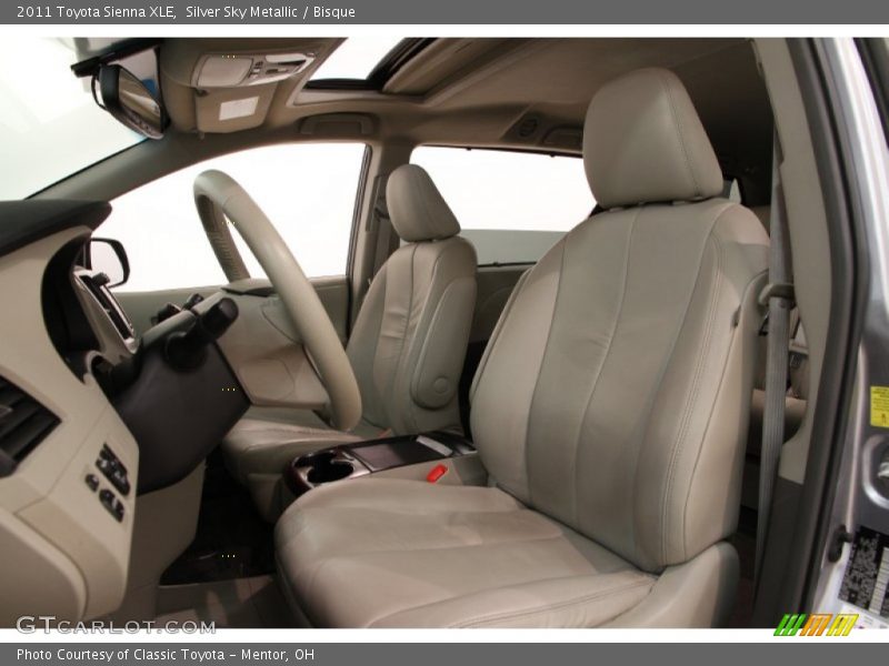 Silver Sky Metallic / Bisque 2011 Toyota Sienna XLE