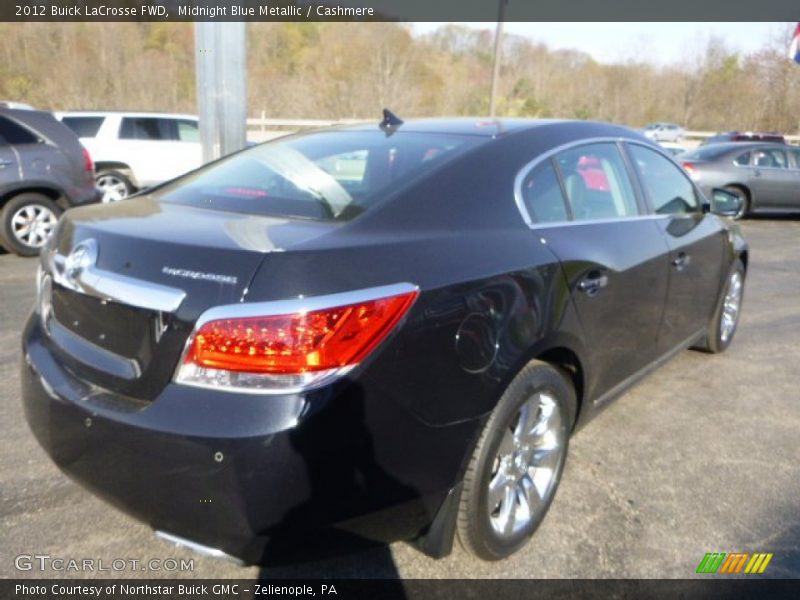 Midnight Blue Metallic / Cashmere 2012 Buick LaCrosse FWD