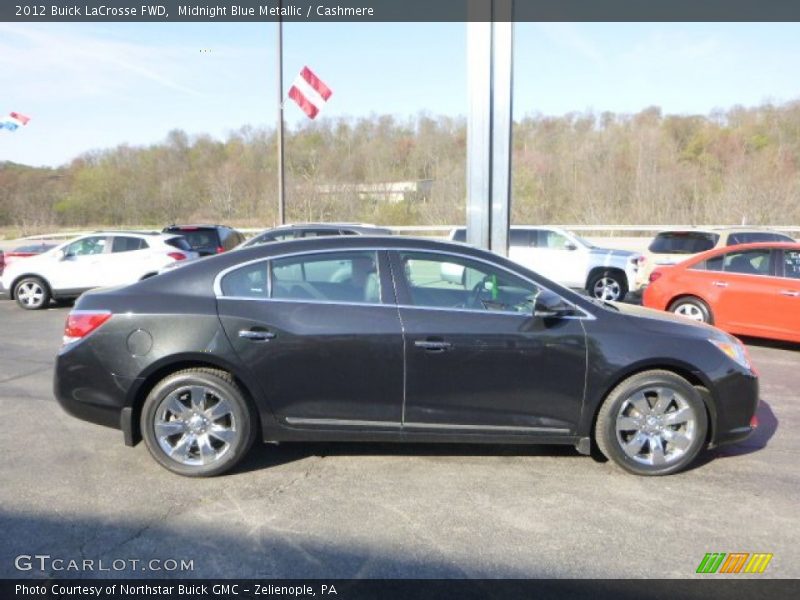 Midnight Blue Metallic / Cashmere 2012 Buick LaCrosse FWD