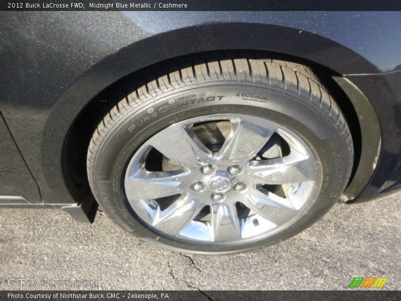 Midnight Blue Metallic / Cashmere 2012 Buick LaCrosse FWD