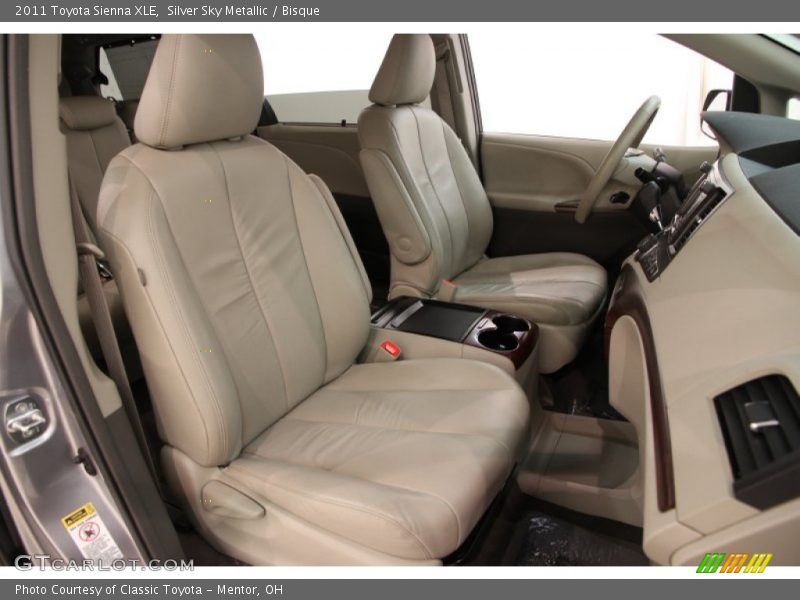 Silver Sky Metallic / Bisque 2011 Toyota Sienna XLE