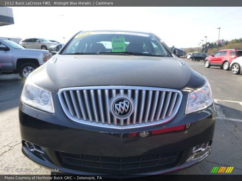 Midnight Blue Metallic / Cashmere 2012 Buick LaCrosse FWD