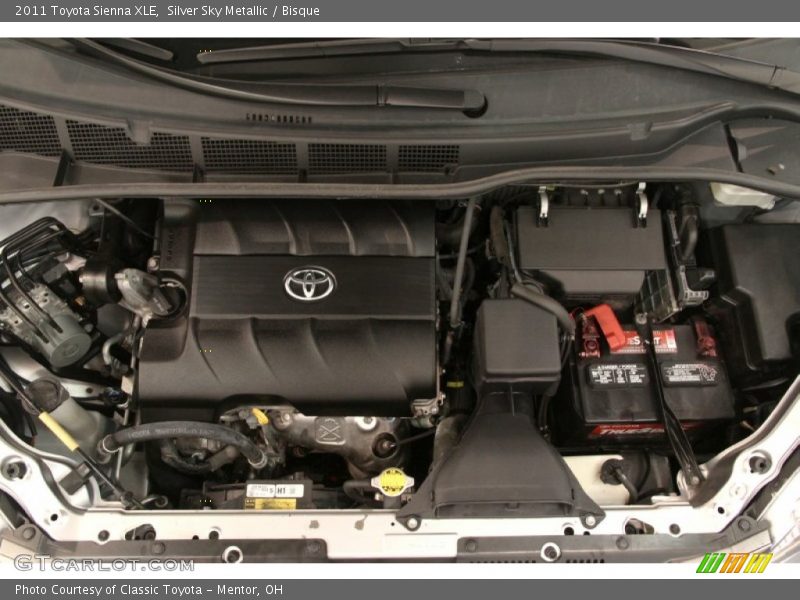Silver Sky Metallic / Bisque 2011 Toyota Sienna XLE