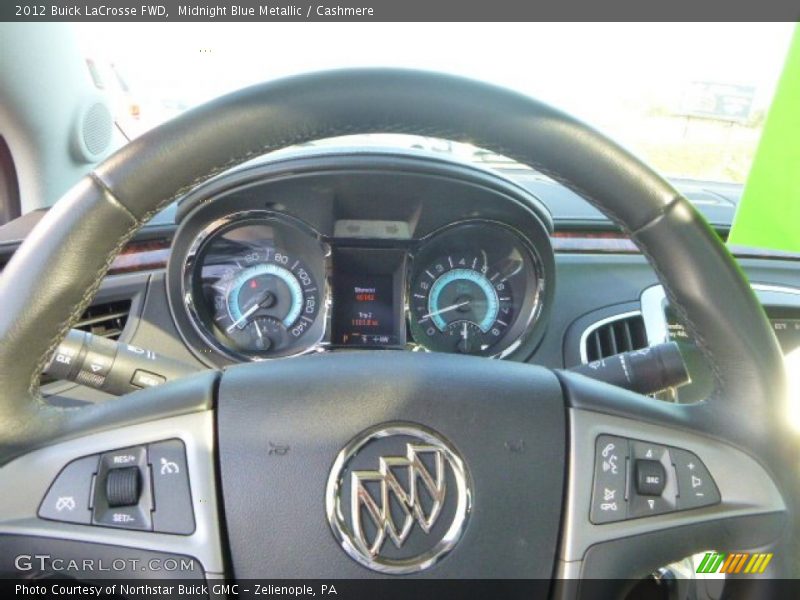 Midnight Blue Metallic / Cashmere 2012 Buick LaCrosse FWD