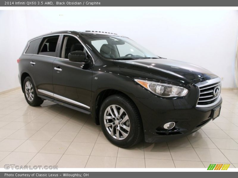 Black Obsidian / Graphite 2014 Infiniti QX60 3.5 AWD