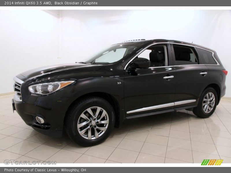 Black Obsidian / Graphite 2014 Infiniti QX60 3.5 AWD