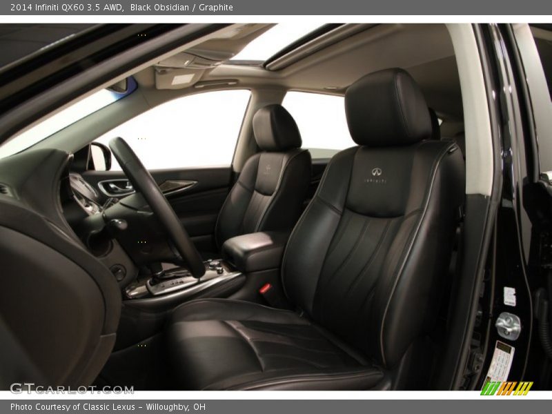 Black Obsidian / Graphite 2014 Infiniti QX60 3.5 AWD