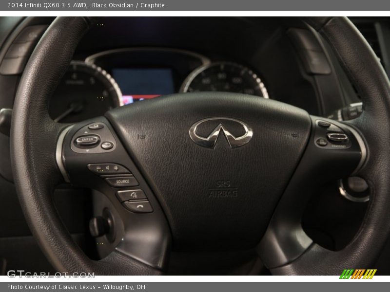 Black Obsidian / Graphite 2014 Infiniti QX60 3.5 AWD
