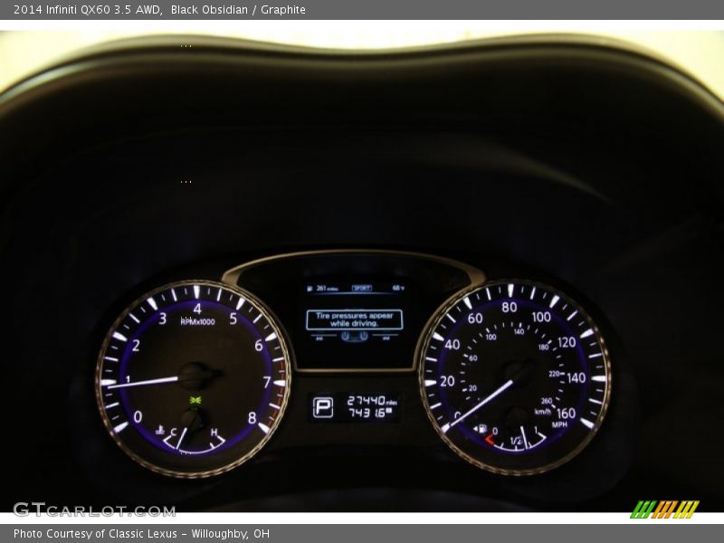 Black Obsidian / Graphite 2014 Infiniti QX60 3.5 AWD